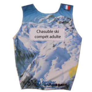 chasuble ski compet personnaliser zanzibar 1