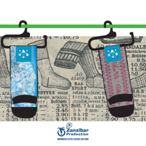 chaussettes personnaliser zanzibar 2