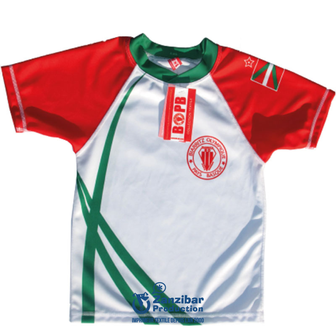 Maillot Foot PRO GladiaSport col V Sublimation- Gladiasport