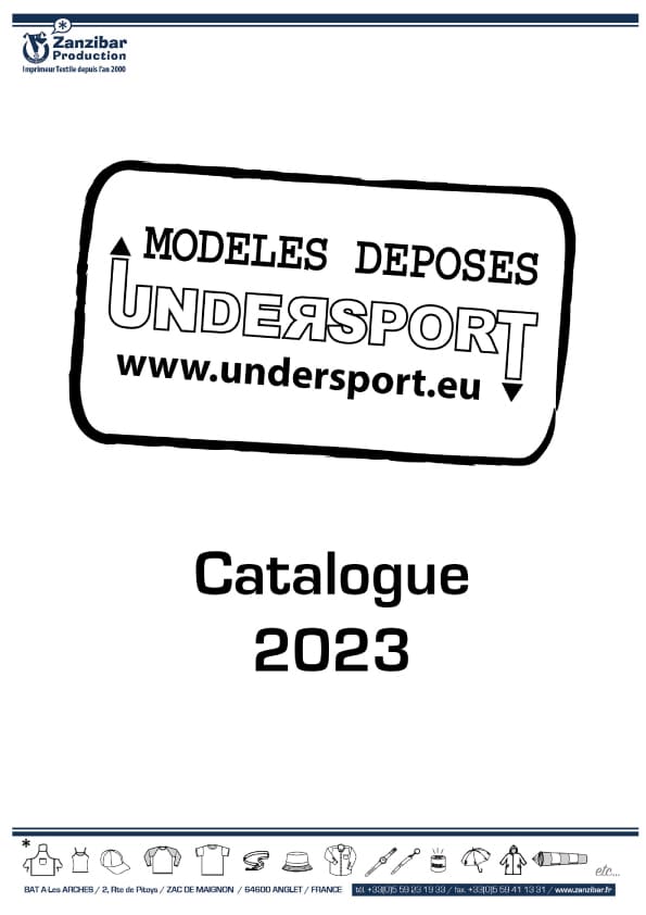 Visuel Catalogue Undersport 2021